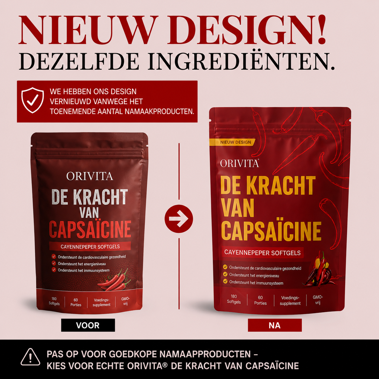 ORIVITA™ DE KRACHT VAN CAPSAÏCINE
