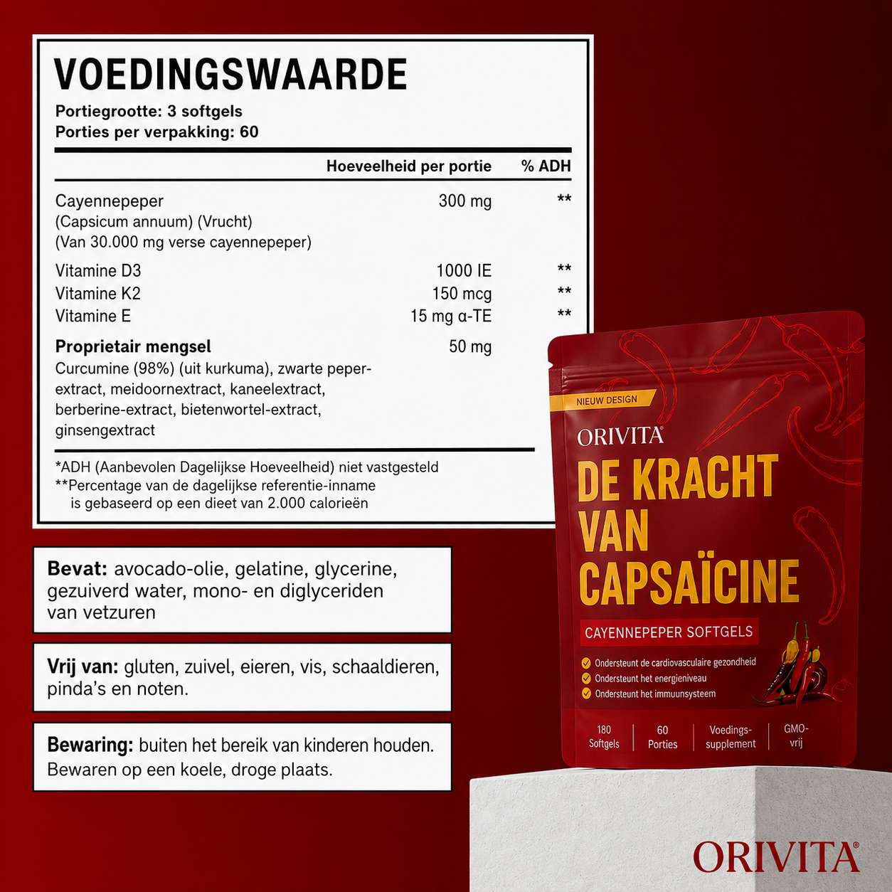 ORIVITA™ DE KRACHT VAN CAPSAÏCINE