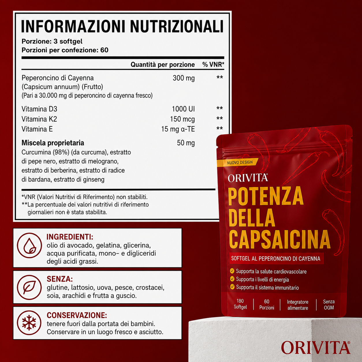 Orivita Potenza della Capsaicina