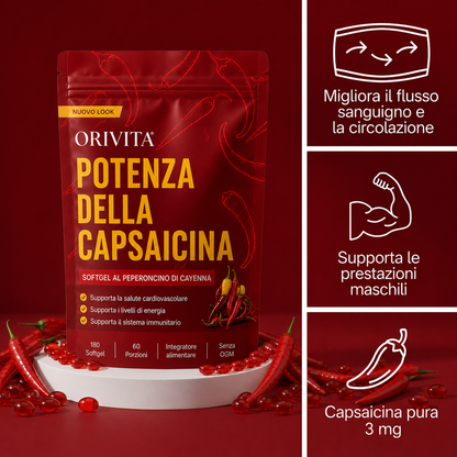 Orivita Potenza della Capsaicina